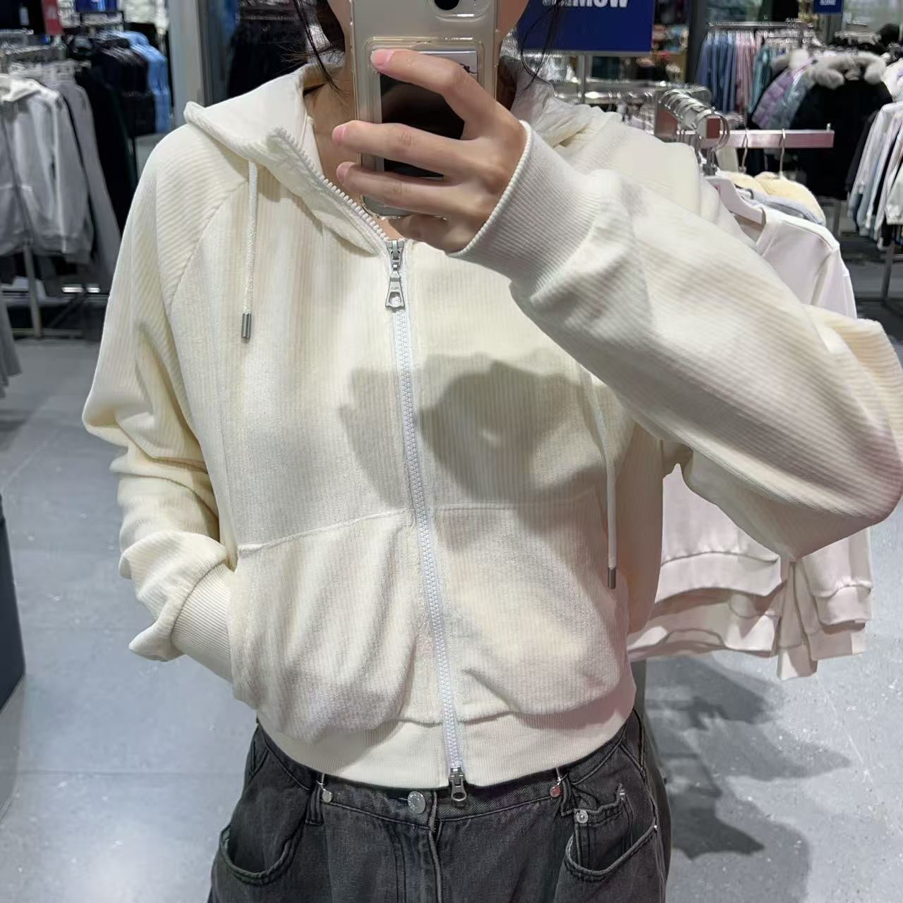 韓國 FILA Velour Hooded Zip-Up【FA052】