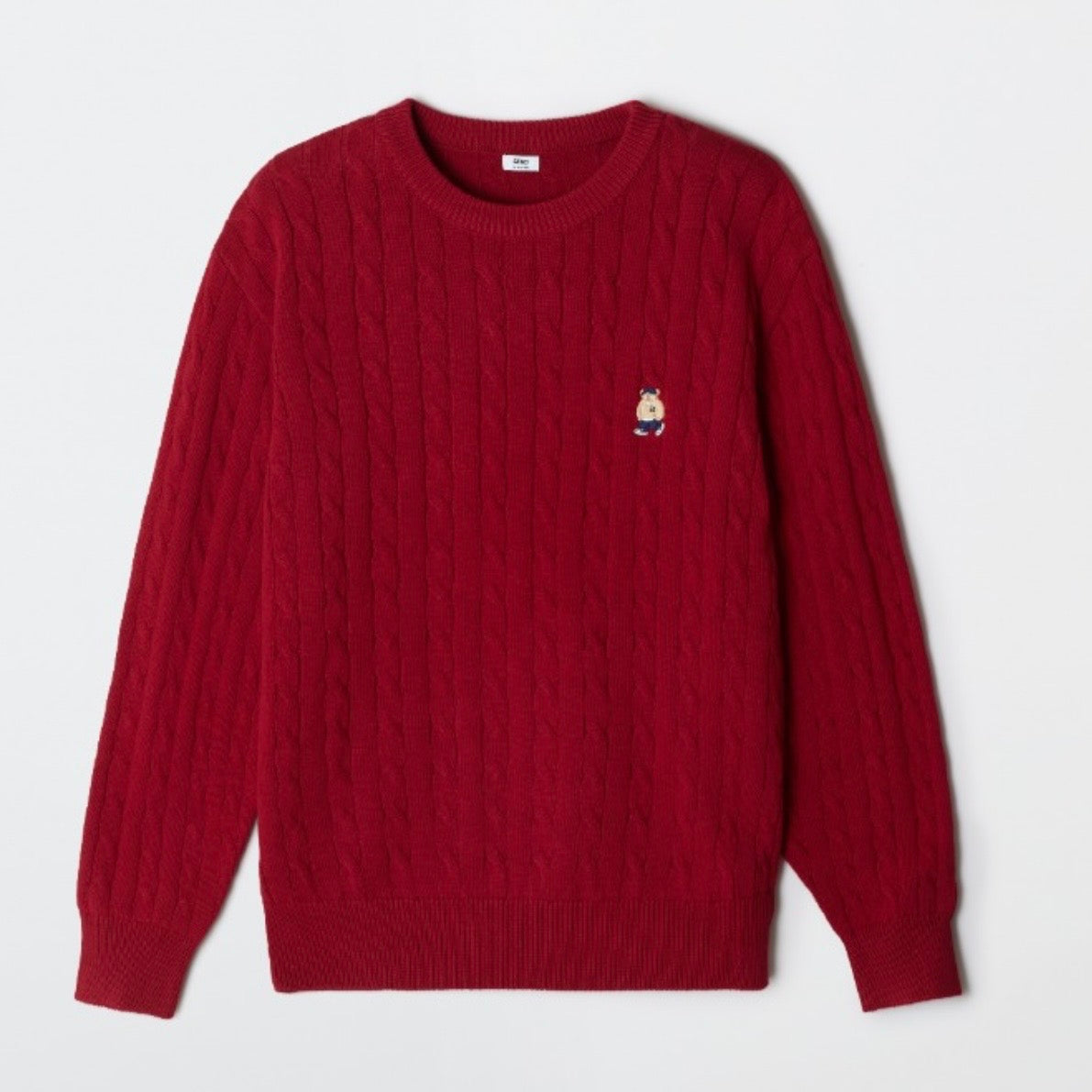 韓國 SPAO Woody Cable Round Neck Sweater【SP299】