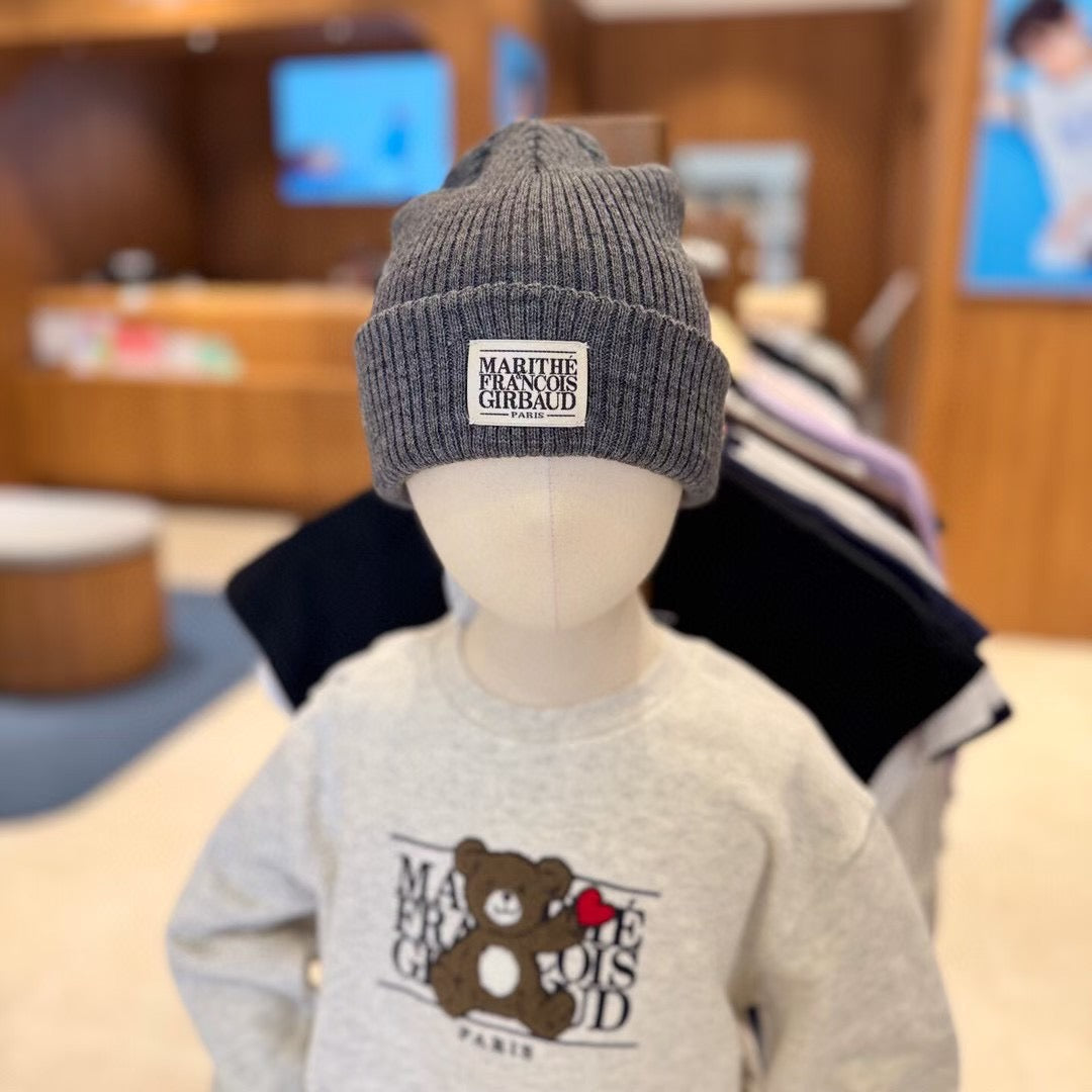 韓國 Marithe Francois Girbaud Kids Classic Logo Beanie【MF707】