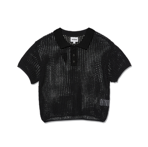 韓國 Markm Women's Crochet Collar Half Knit【MA156】
