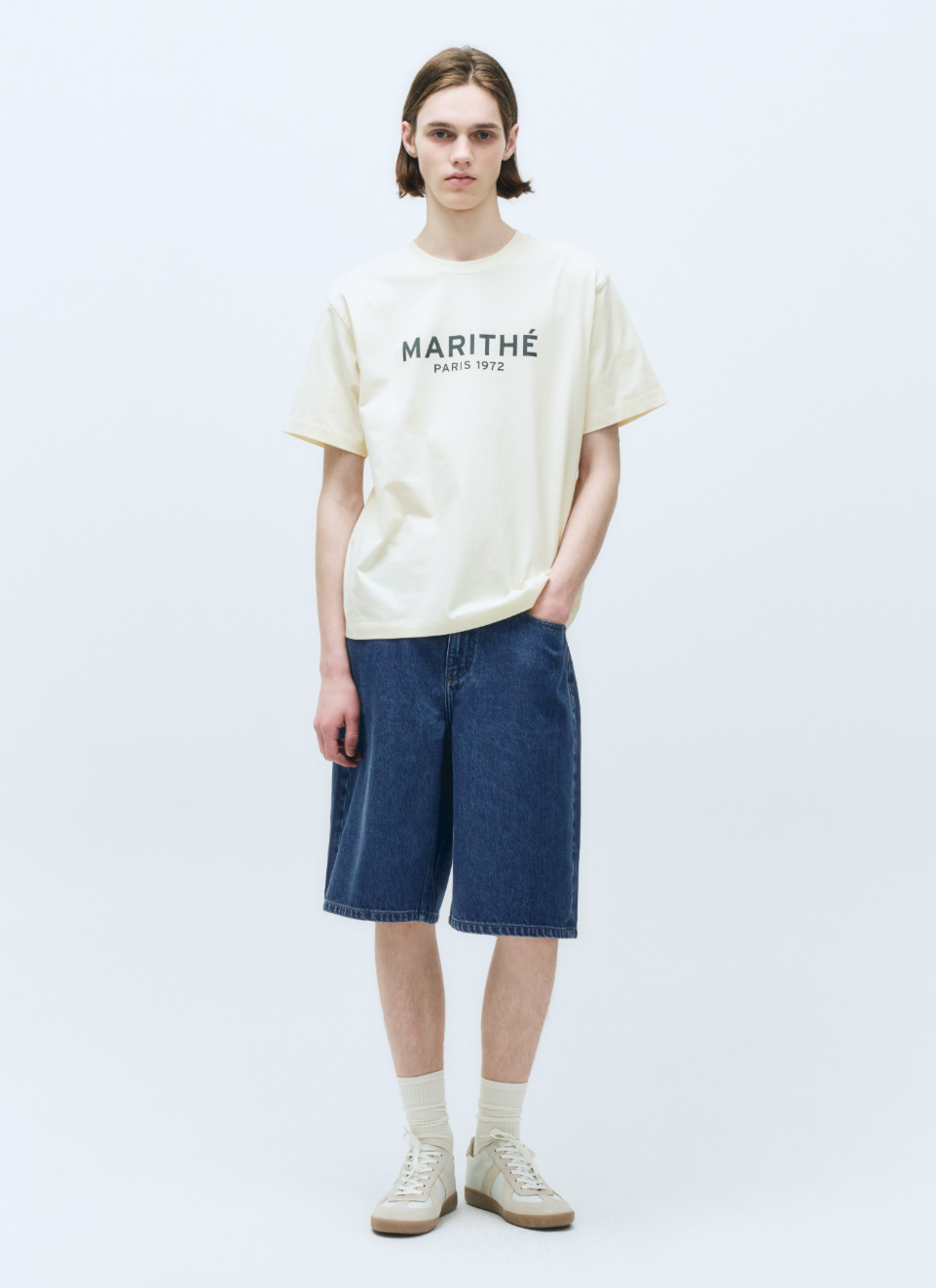 韓國 Marithe Francois Girbaud M BERMUDA DENIM PANTS【MF619】
