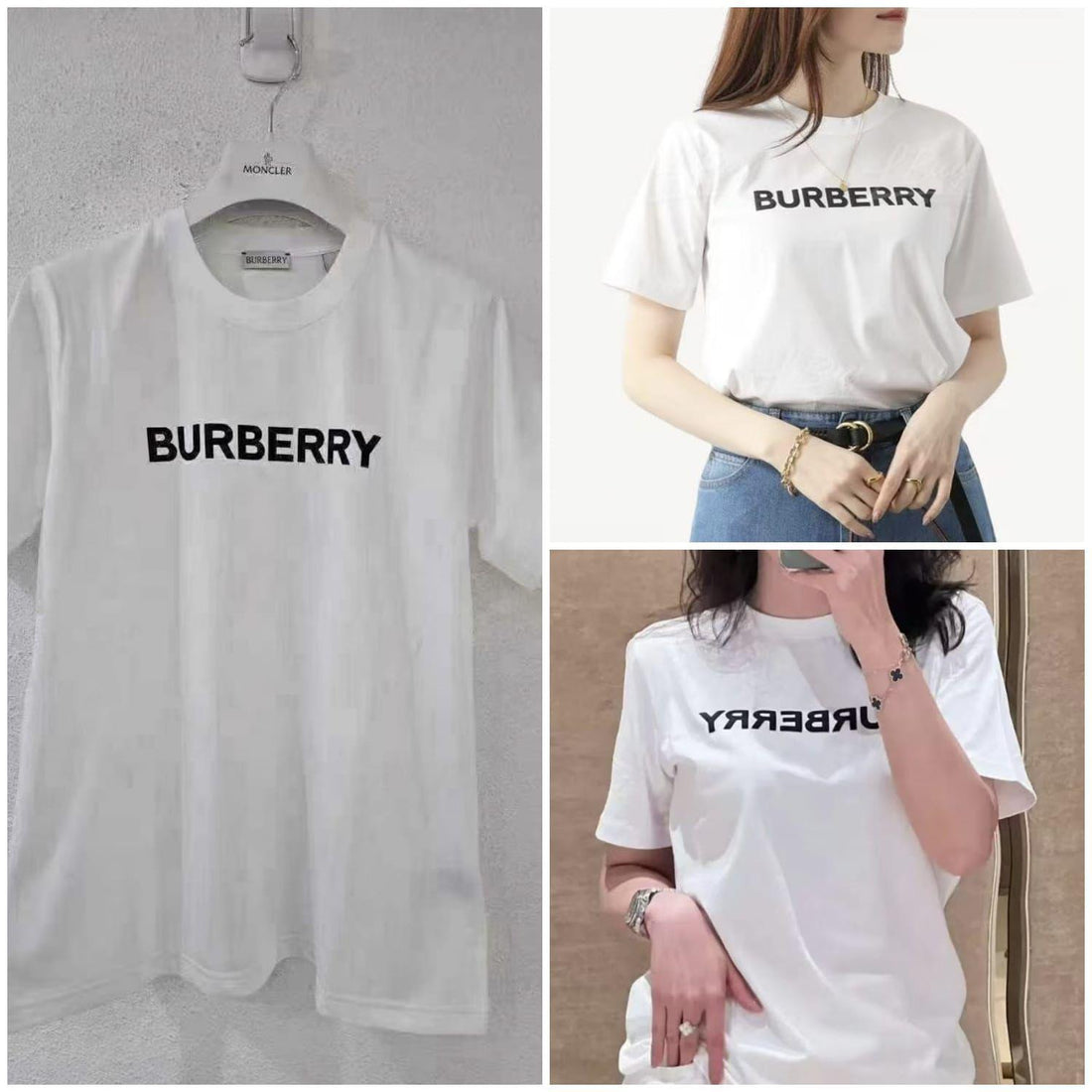 BurberryLogo Print T Shirt 【YS109】