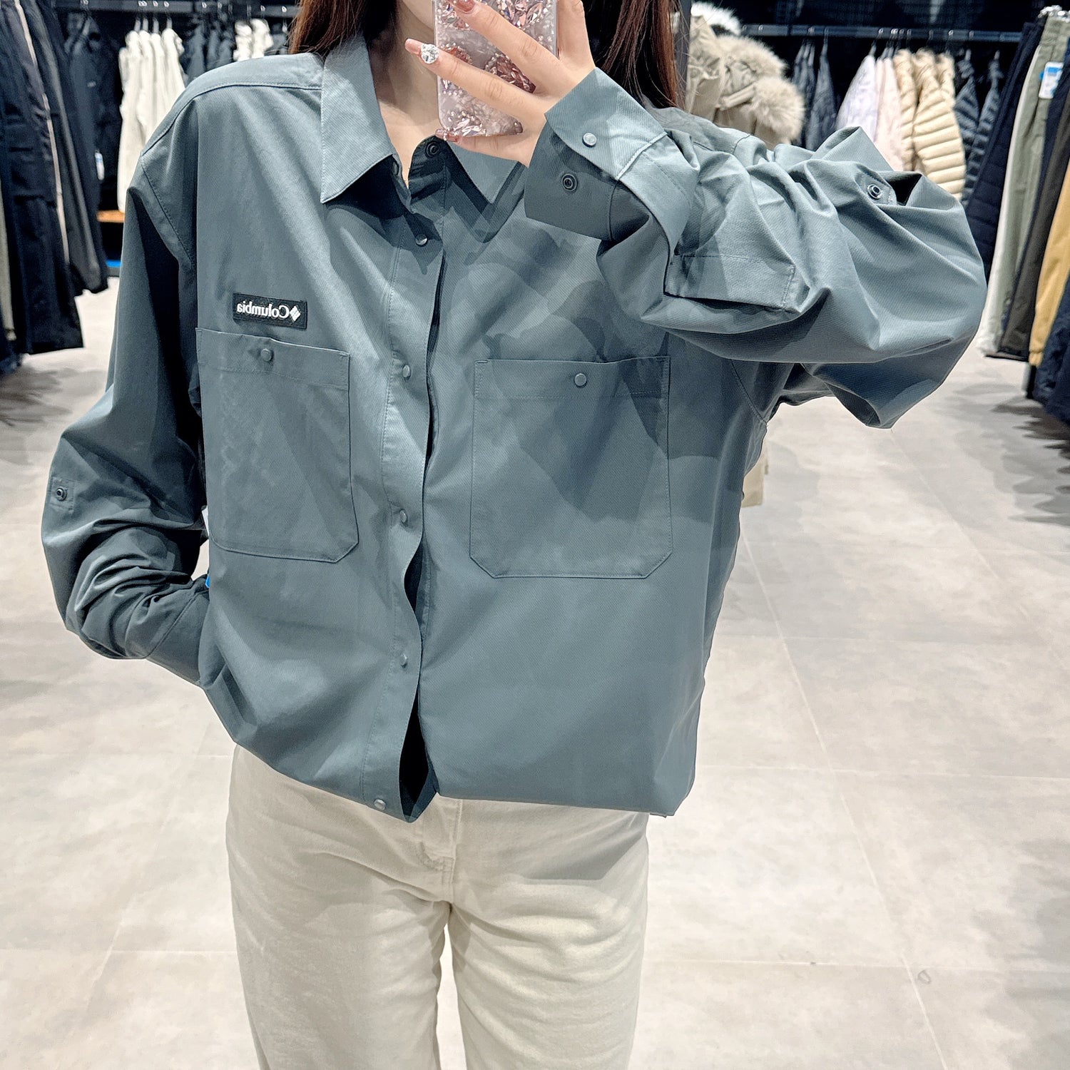 韓國 Columbia Glacial Vista Long Sleeve Shirt【CB067】