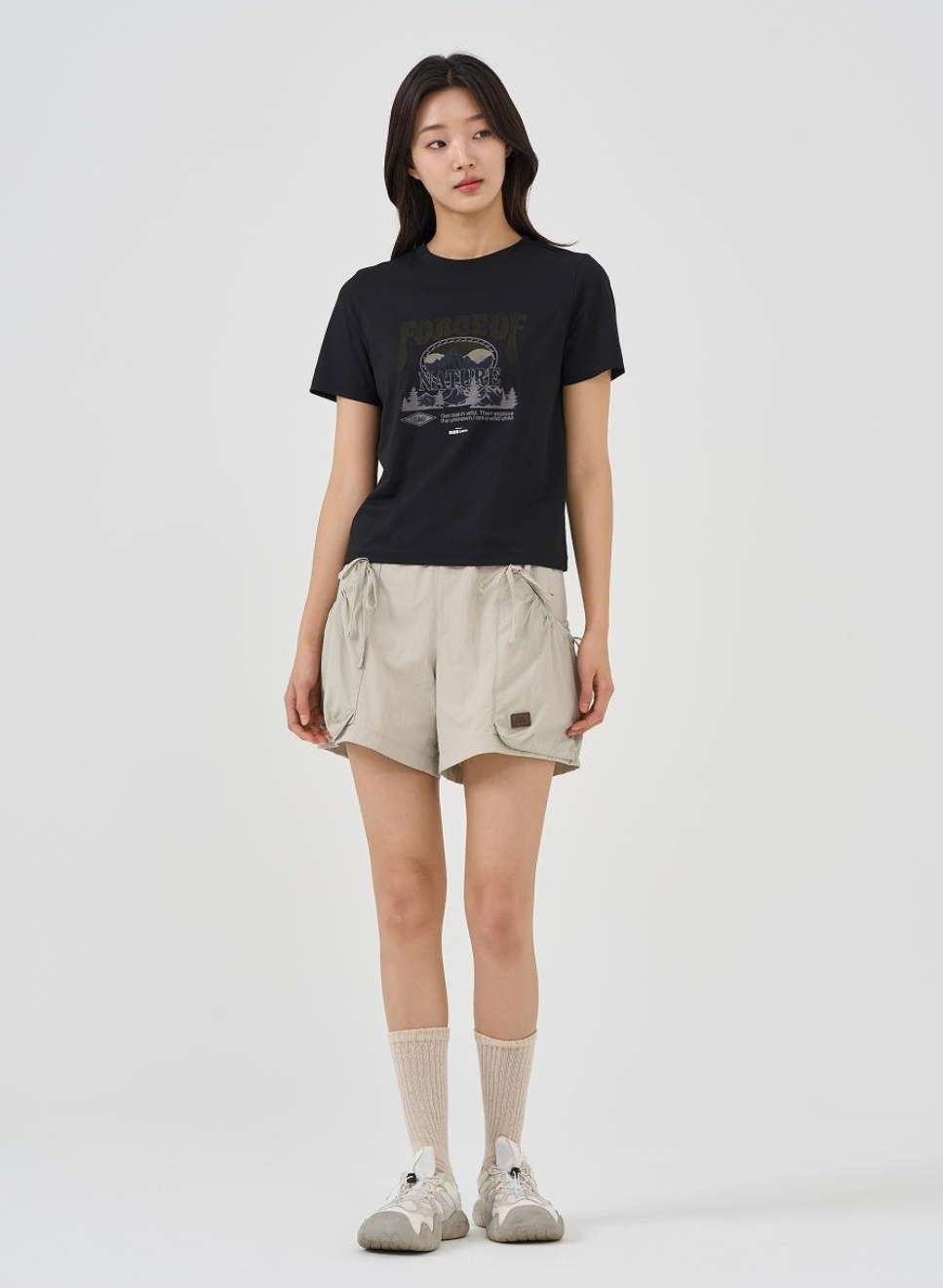 韓國 BBC W Double Out Pocket Shorts【BC125】