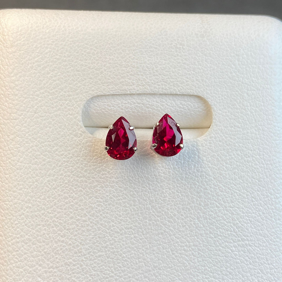 日本直送 天使之淚紅寶石耳釘【JS378】