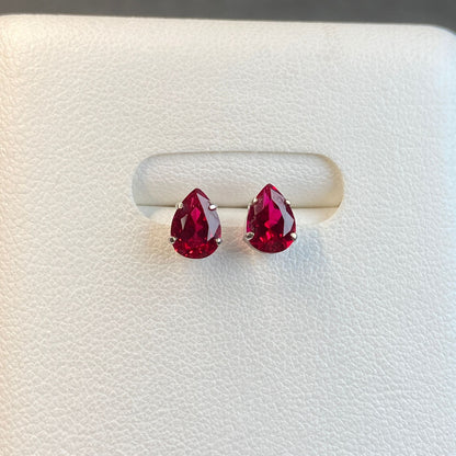 日本直送 天使之淚紅寶石耳釘【JS378】