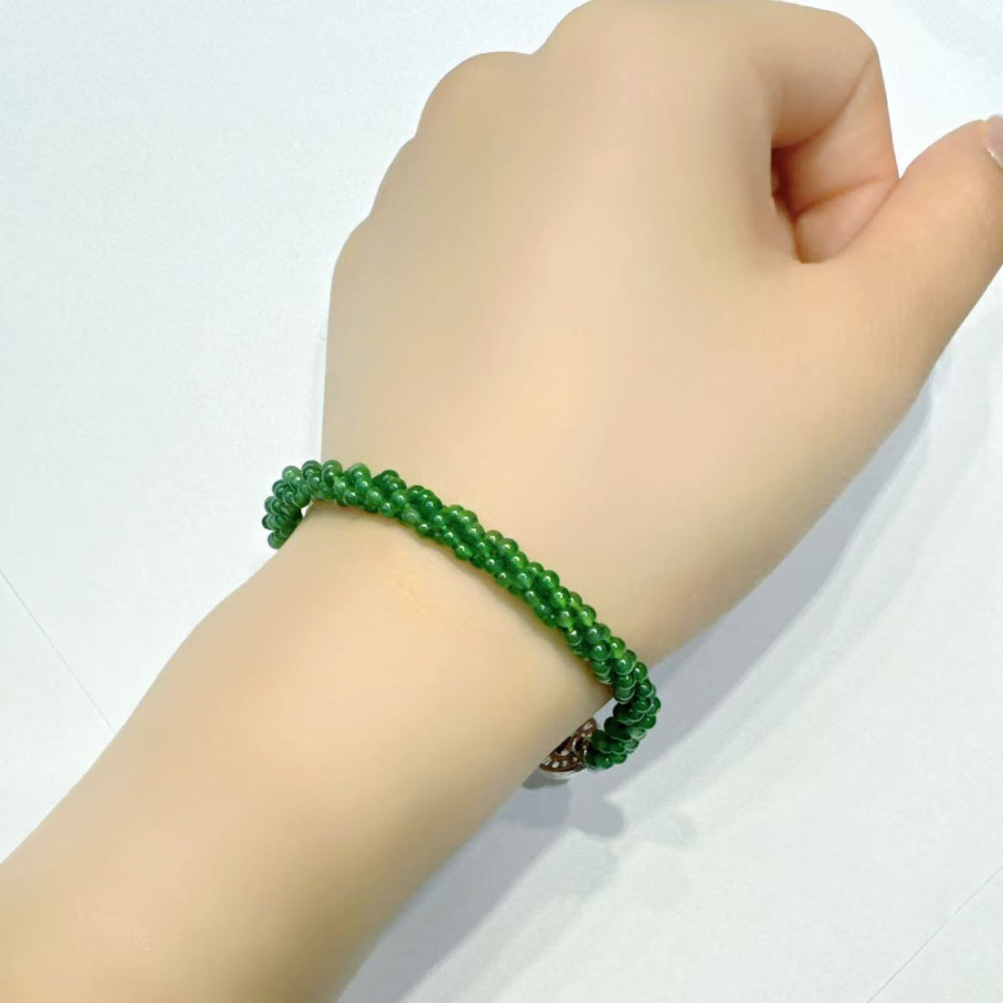 合金三扭小米珠手鏈 2.5MM【KX745】