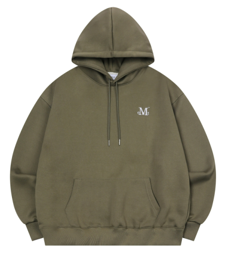 韓國 Mucent Unisex Signature Basic Logo Hoodie 【MU128】