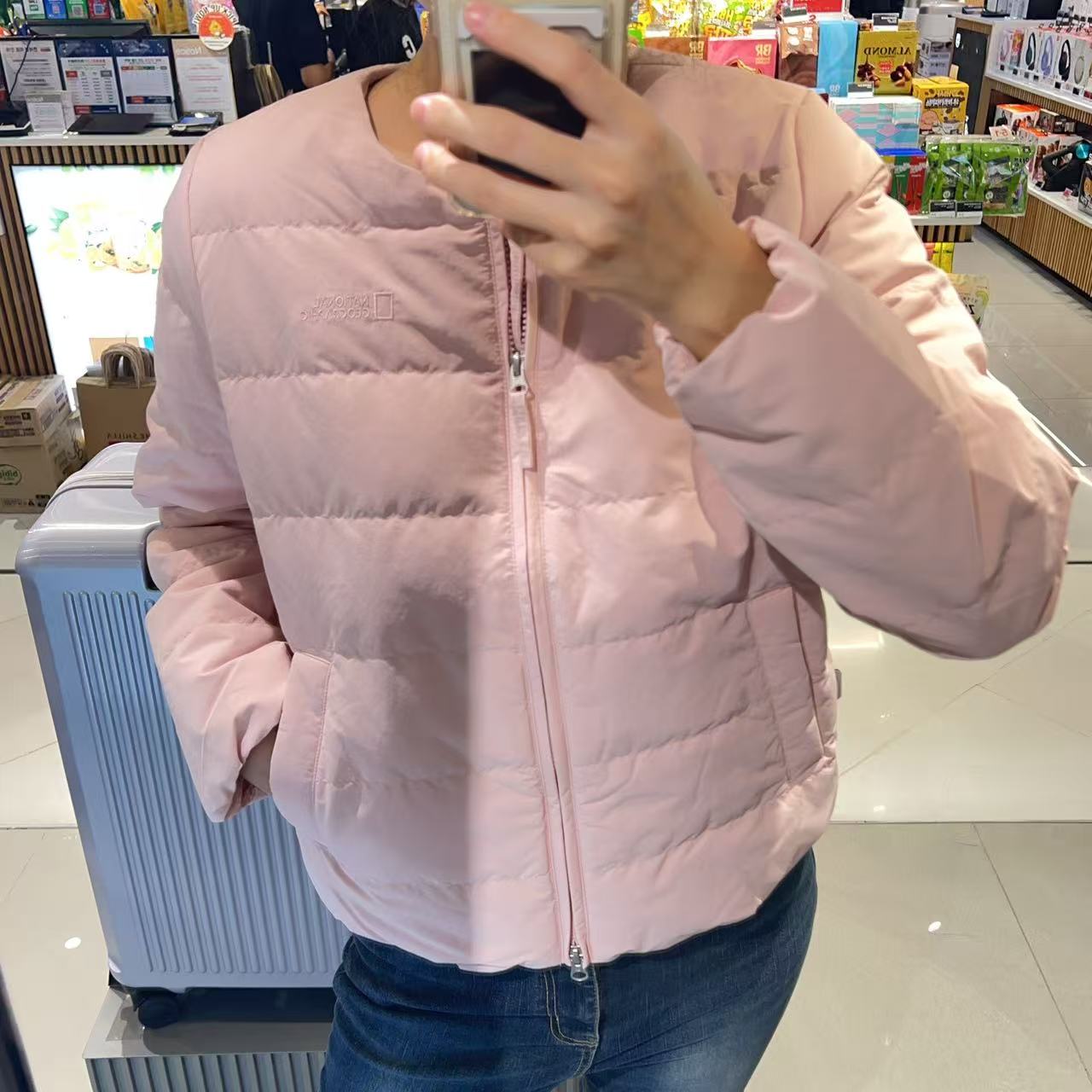 韓國 National Geographic 女裝 HERON 輕量 羽絨外套 (鵝絨)【NG012】