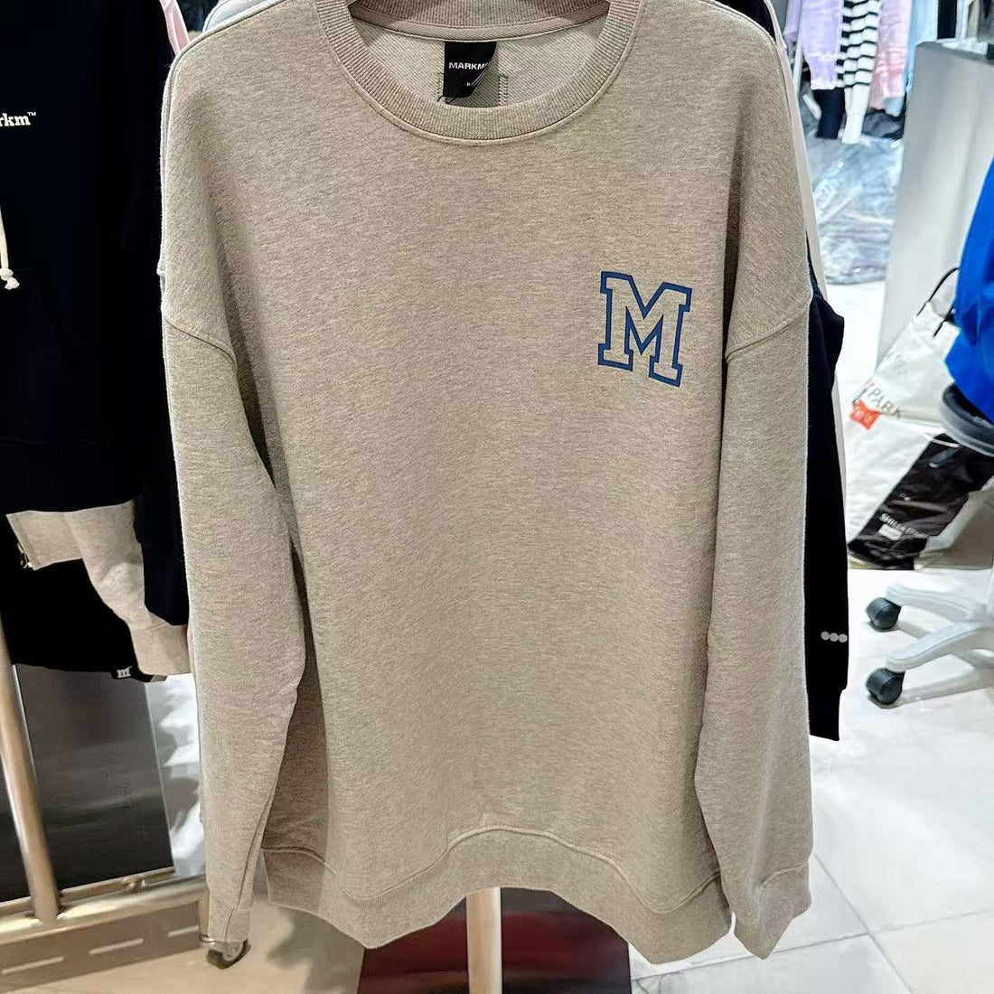 韓國 Markm Basic Logo Sweatshirt【MA339】