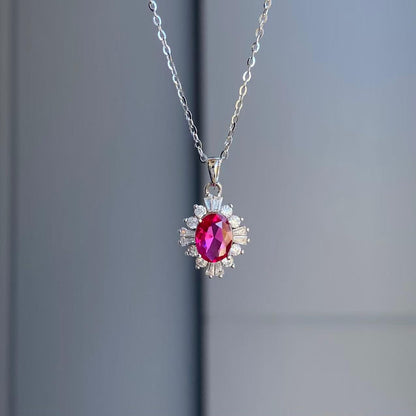 日本直送 輕奢烈焰紅寶石套裝【JS359】