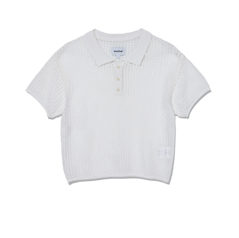 韓國 Markm Women's Crochet Collar Half Knit【MA156】