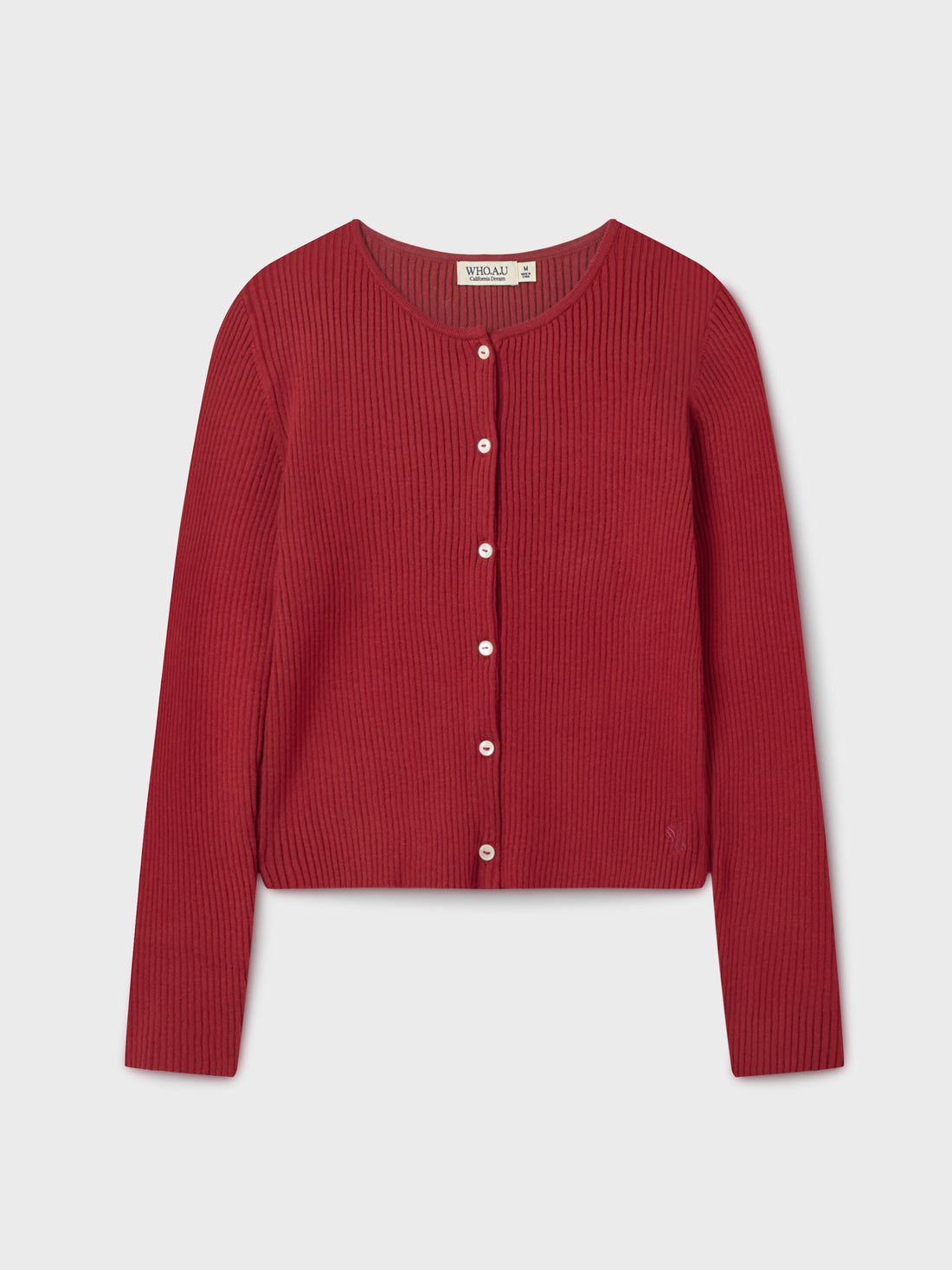 韓國 Who.A.U Ribbed Button Cardigan【WA221】