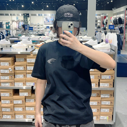 韓國 FILA Cotton Blend Graphic Short Sleeve T-shirt【FA292】