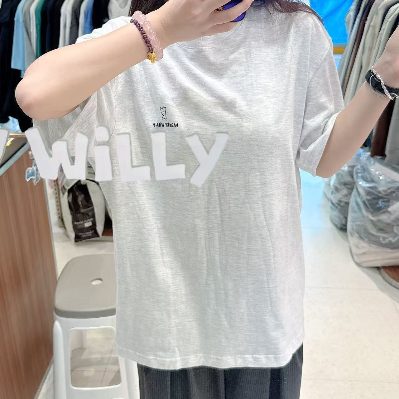 韓國 Wacky Willy Signature Short Sleeve T-Shirt 3 Packs【WW047】