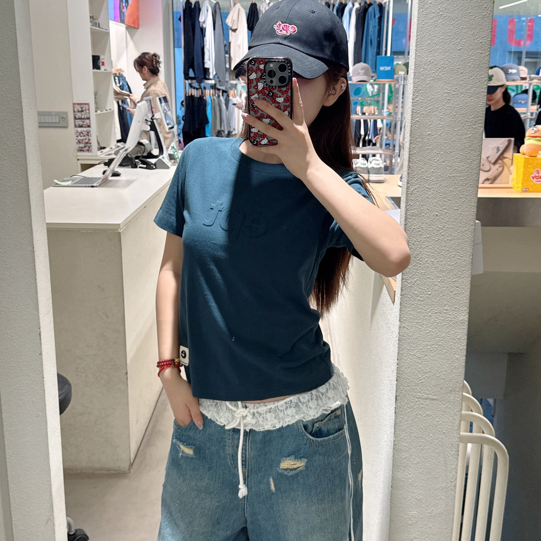 韓國 EPT Classic Silicon Embo Logo T-shirts【EP038】
