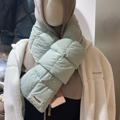 韓國 Discovery Dehas Square Quilted Packable Muffler【DY121】