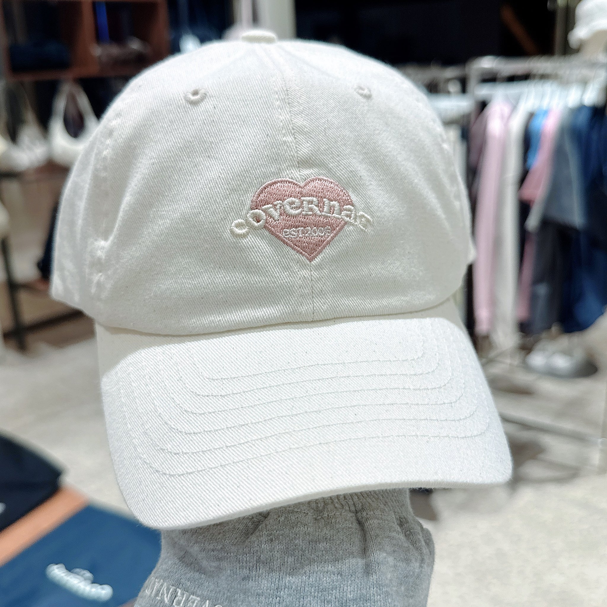 韓國 Covernat Cloverheart Cooper Logo Heart Ball Cap【CO084】