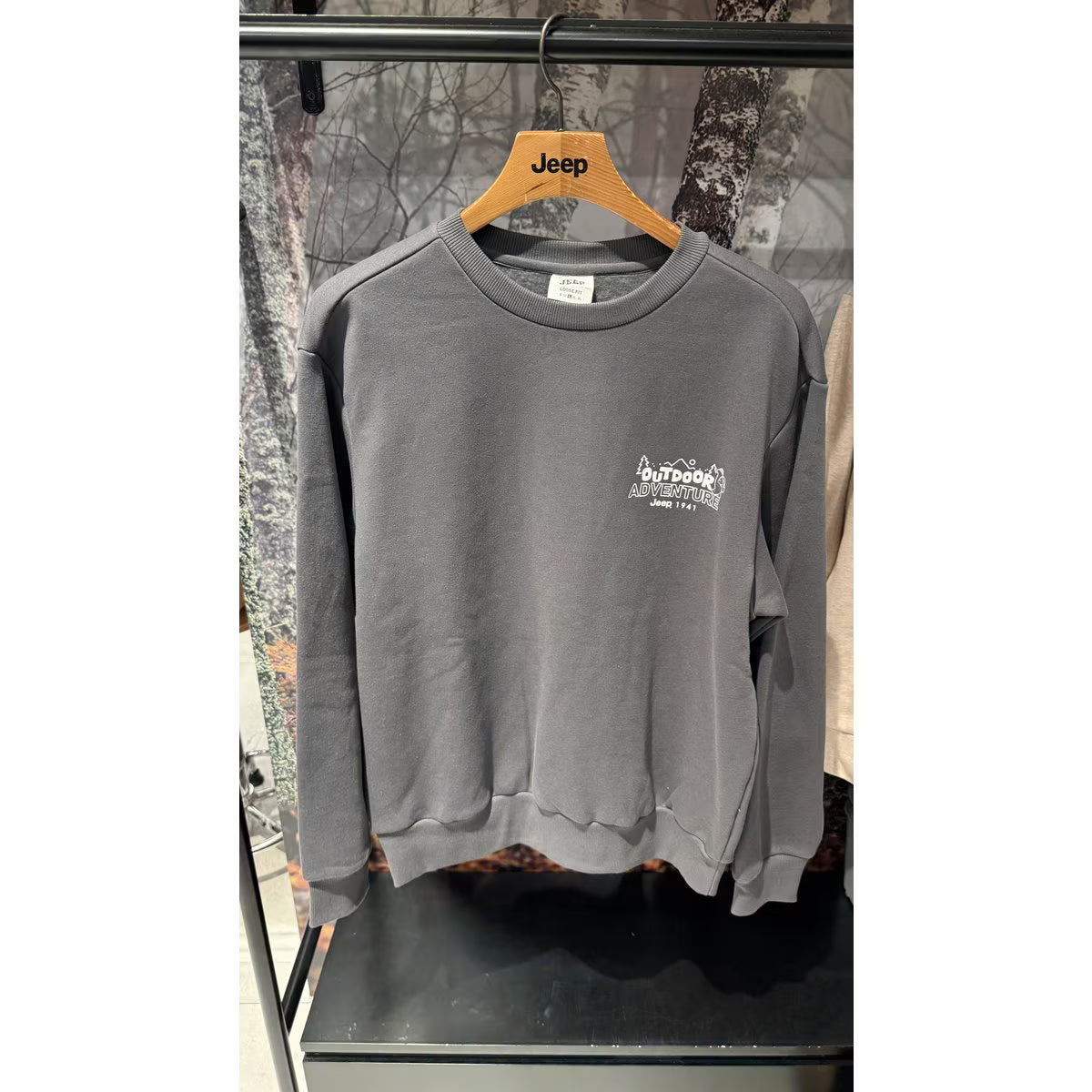 韓國 Jeep Fleece Outdoor Bear Sweatshirt【JP016】