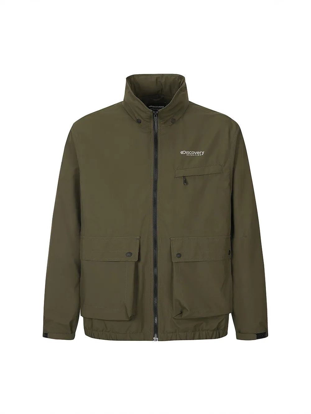 韓國 Discovery Men's High-Neck Blue Safari Work Jacket【DY374】