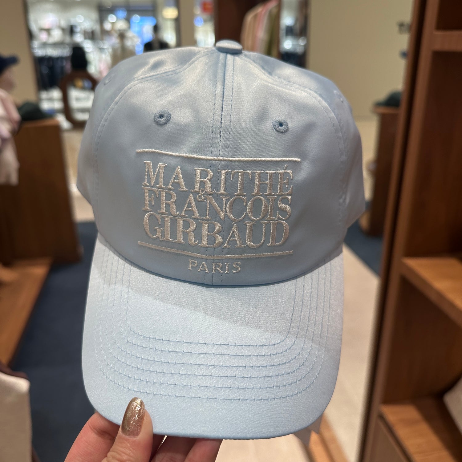 韓國 Marithe Francois Girbaud CLASSIC LOGO SATIN CAP 【MF302】