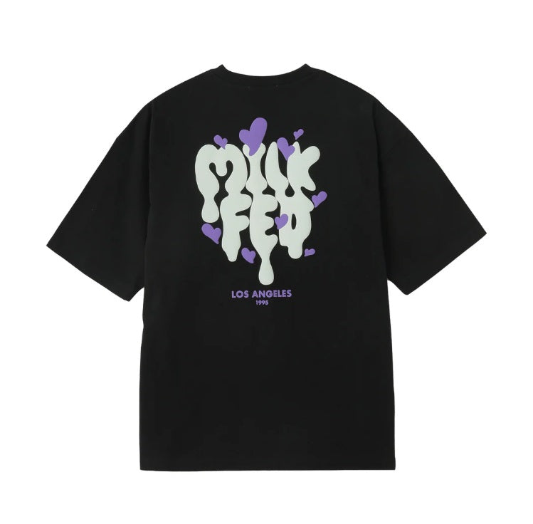 日本直送 MILKFED MELT LOGO WIDE S/S TEE【SJ028】