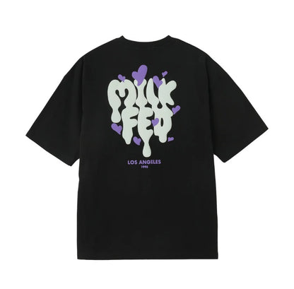 日本直送 MILKFED MELT LOGO WIDE S/S TEE【SJ028】