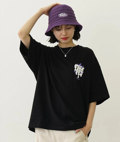 日本直送 MILKFED MELT LOGO WIDE S/S TEE【SJ028】