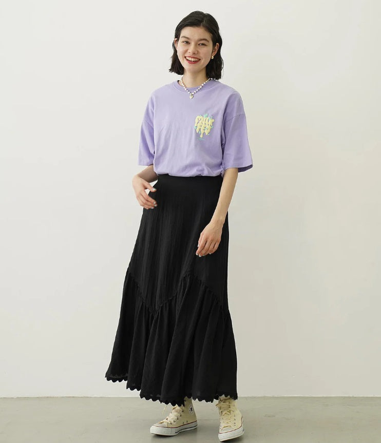 日本直送 MILKFED MELT LOGO WIDE S/S TEE【SJ028】
