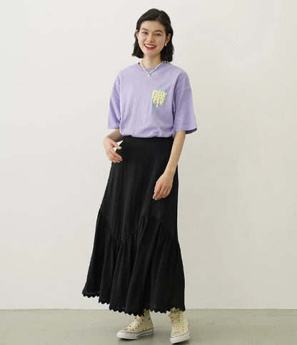 日本直送 MILKFED MELT LOGO WIDE S/S TEE【SJ028】