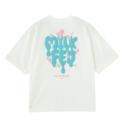 日本直送 MILKFED MELT LOGO WIDE S/S TEE【SJ028】