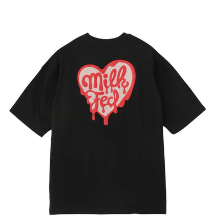 日本直送 MILKFED MELTY HEART FOAM PRINT WIDE S/S TEE【SJ027】