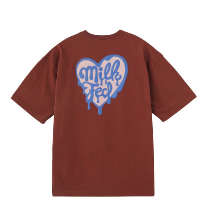 日本直送 MILKFED MELTY HEART FOAM PRINT WIDE S/S TEE【SJ027】
