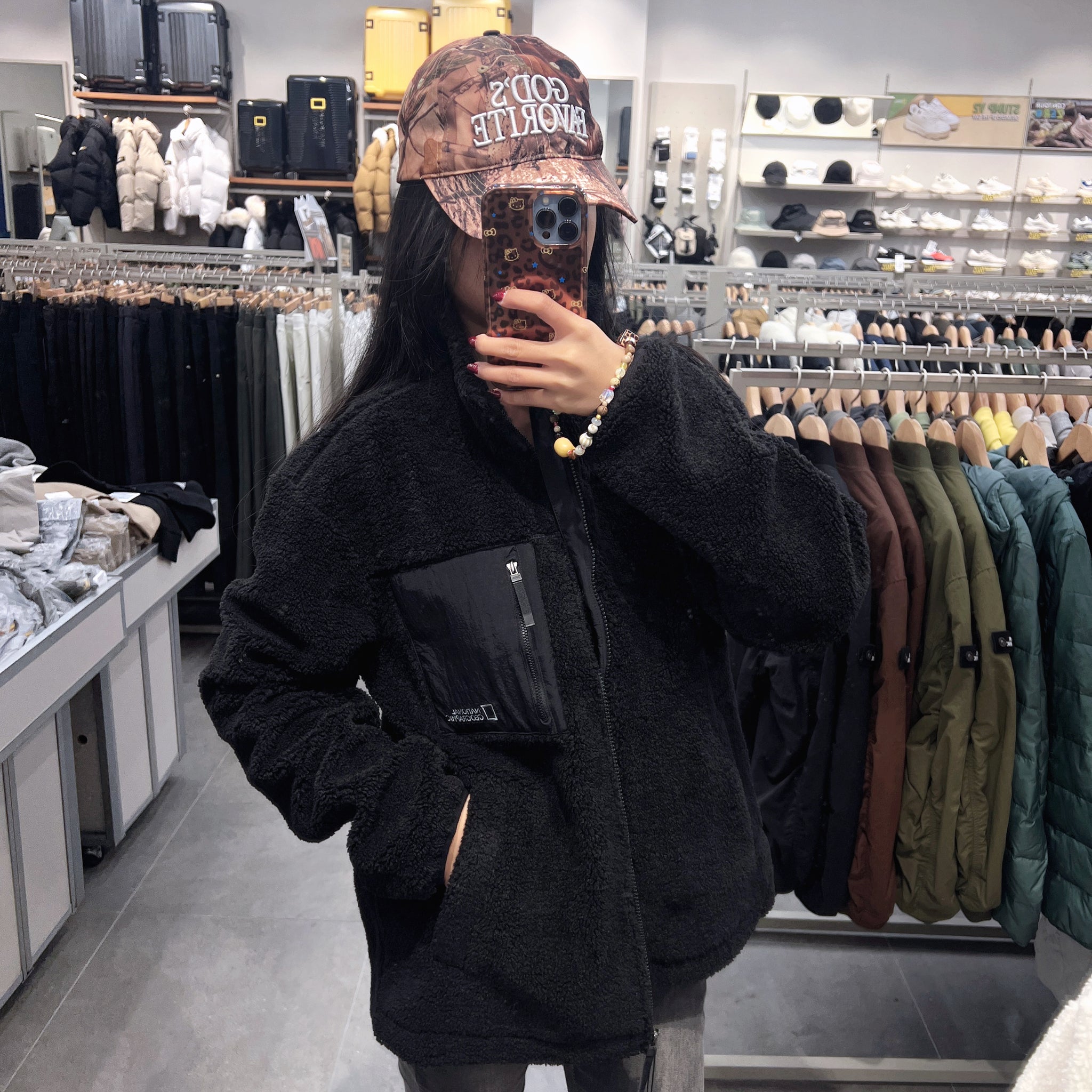 韓國 National Geographic Kotoni Stand-Neck Fleece Jacket【NG187】