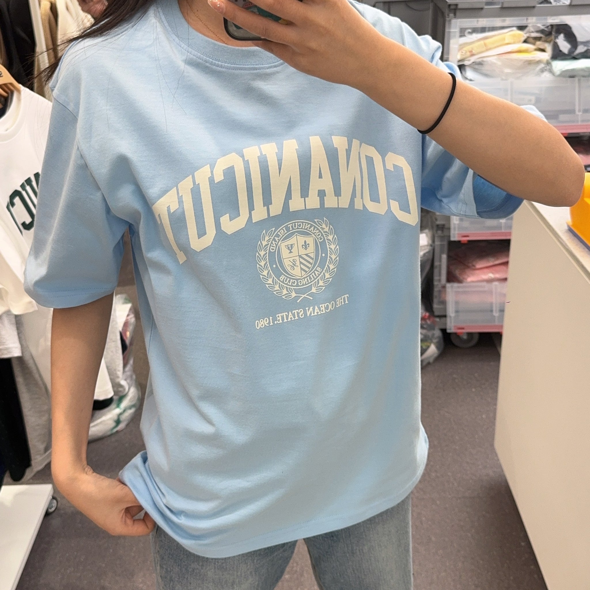 【現貨】韓國 SPAO Campus Short Sleeve T-shirt【SP069】