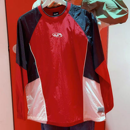 韓國 FILA Color Block Woven T-shirt【FA254】