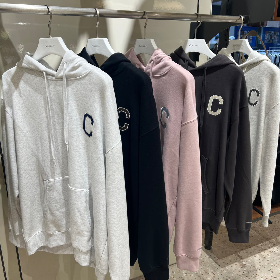 韓國 Covernat C Logo Hoodie【CO040】
