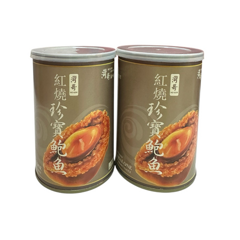 2頭紅燒鮑魚-每隻約8CM（一套兩罐）【SE047】