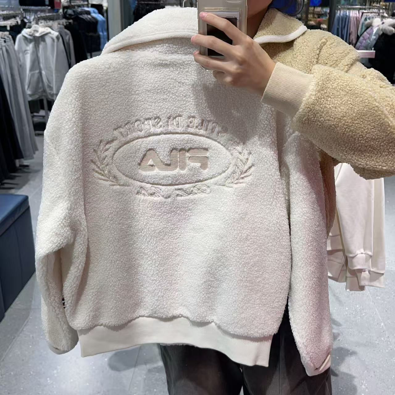 韓國 FILA Tennis Shawl Collar Fleece【FA059】