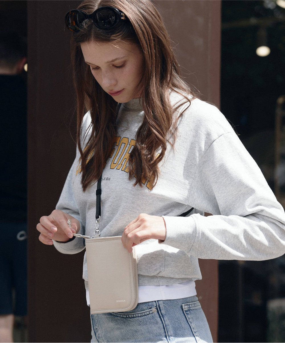 韓國 Branden 安全斜孭小錢包【SM343】