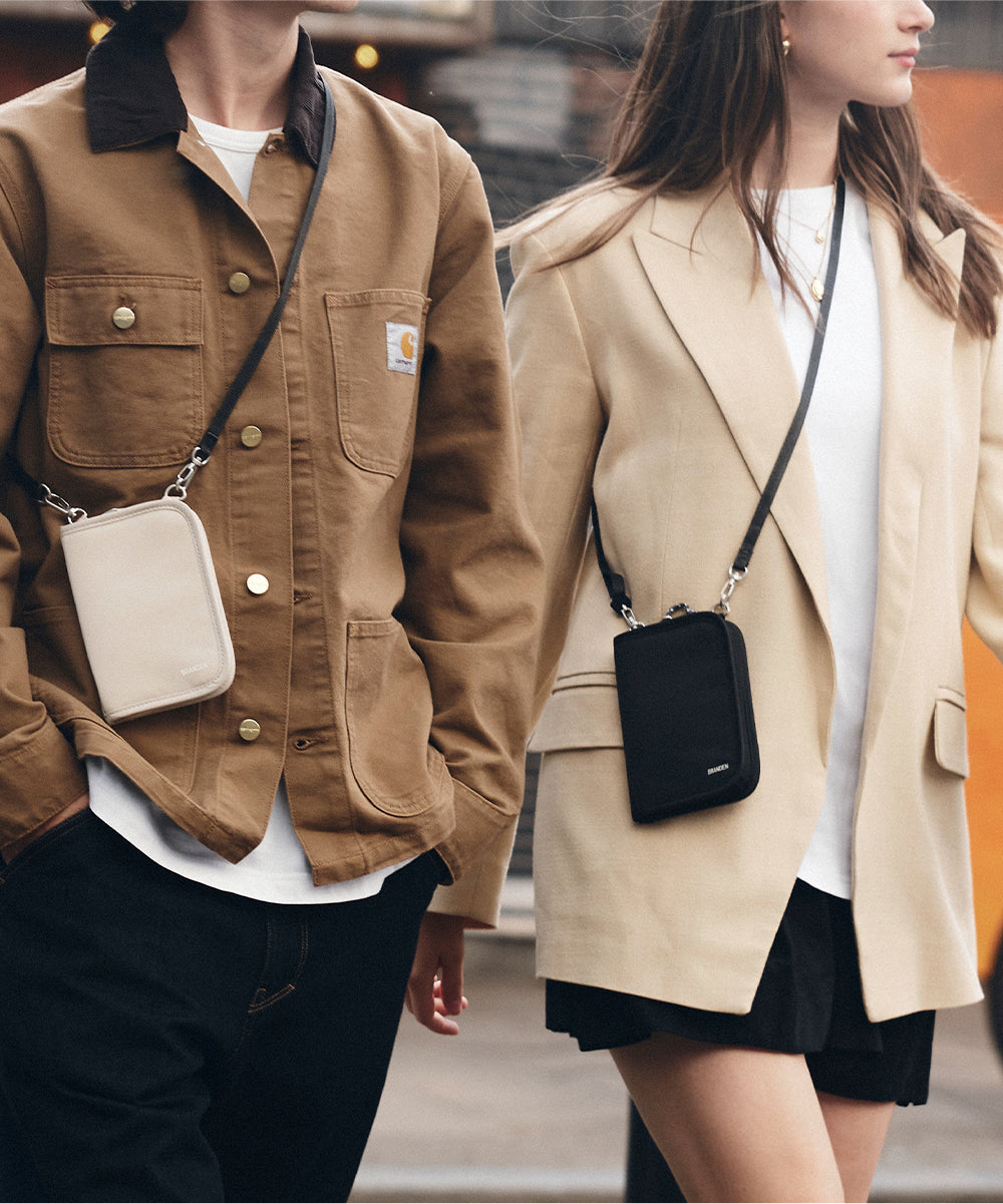 韓國 Branden 安全斜孭小錢包【SM343】