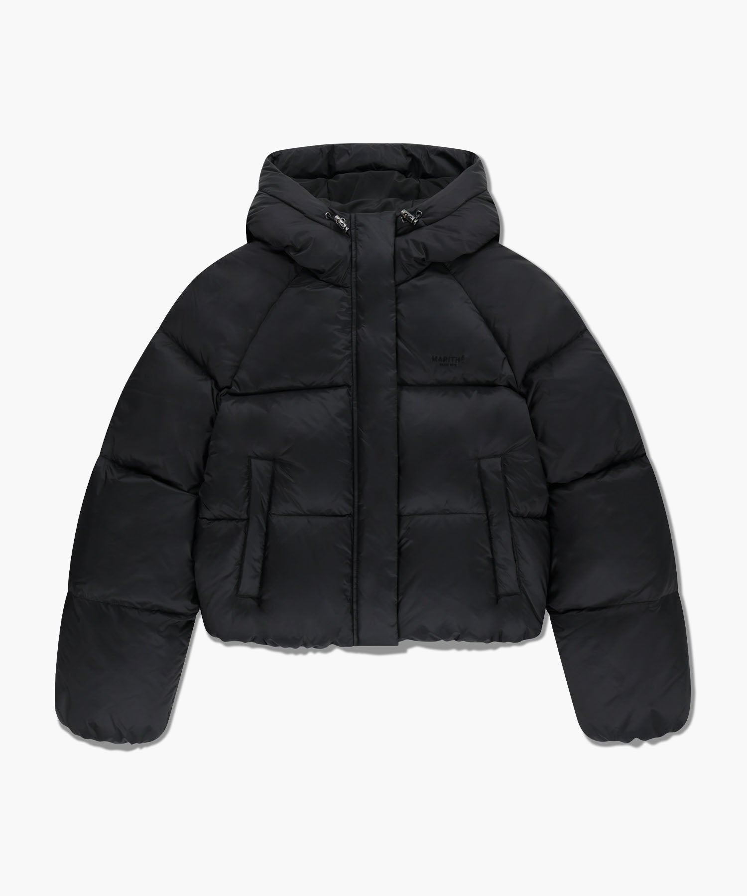 韓國 Marithe Francois Girbaud W Regular Logo Hooded Crop Down Jacket (鴨絨)【MF758】