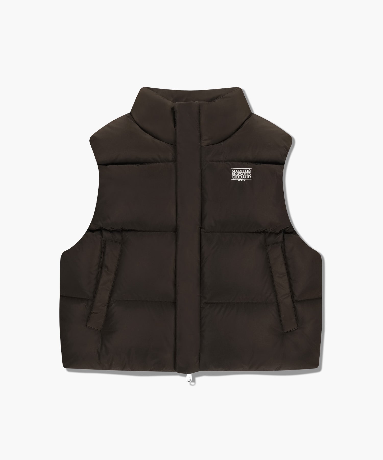 韓國 Marithe Francois Girbaud W Classic Logo Crop Down Vest (鴨絨)【MF761】