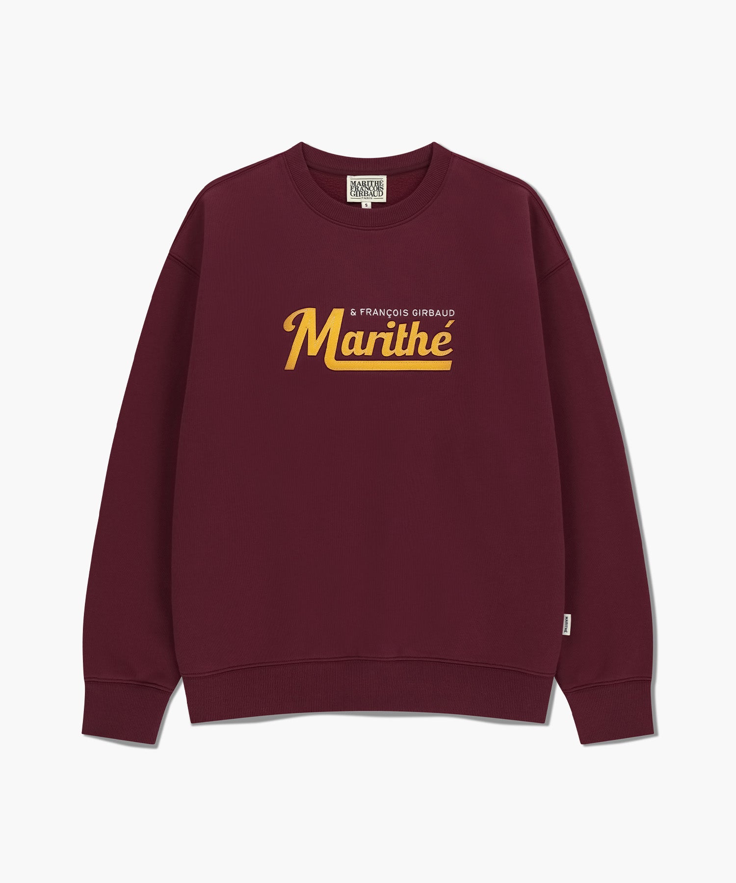 韓國 Marithe Francois Girbaud Applique Logo Oversized Sweatshirt (Brushed) 【MF772】