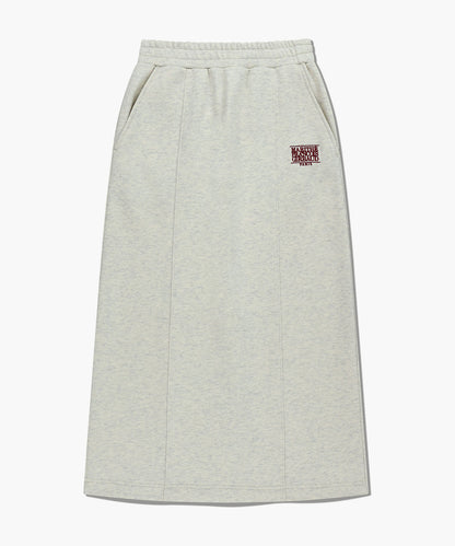 韓國 Marithe Francois Girbaud W Embroidery Classic Logo Sweat Skirt【MF766】