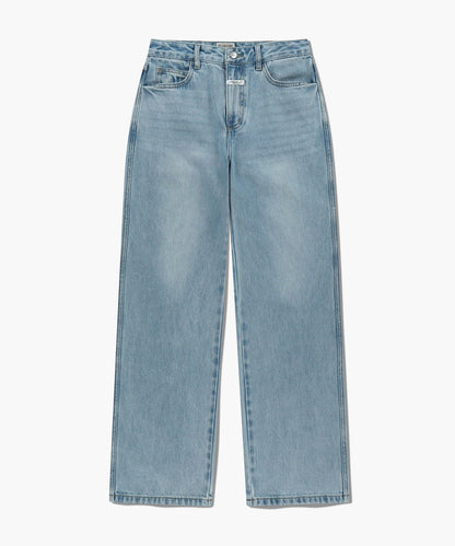 韓國 Marithe Francois Girbaud W High Straight Denim Pants【MF730】