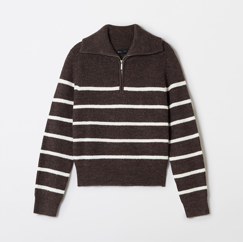 韓國 SPAO Women's Hairy Half-Zip Sweater【SP199】