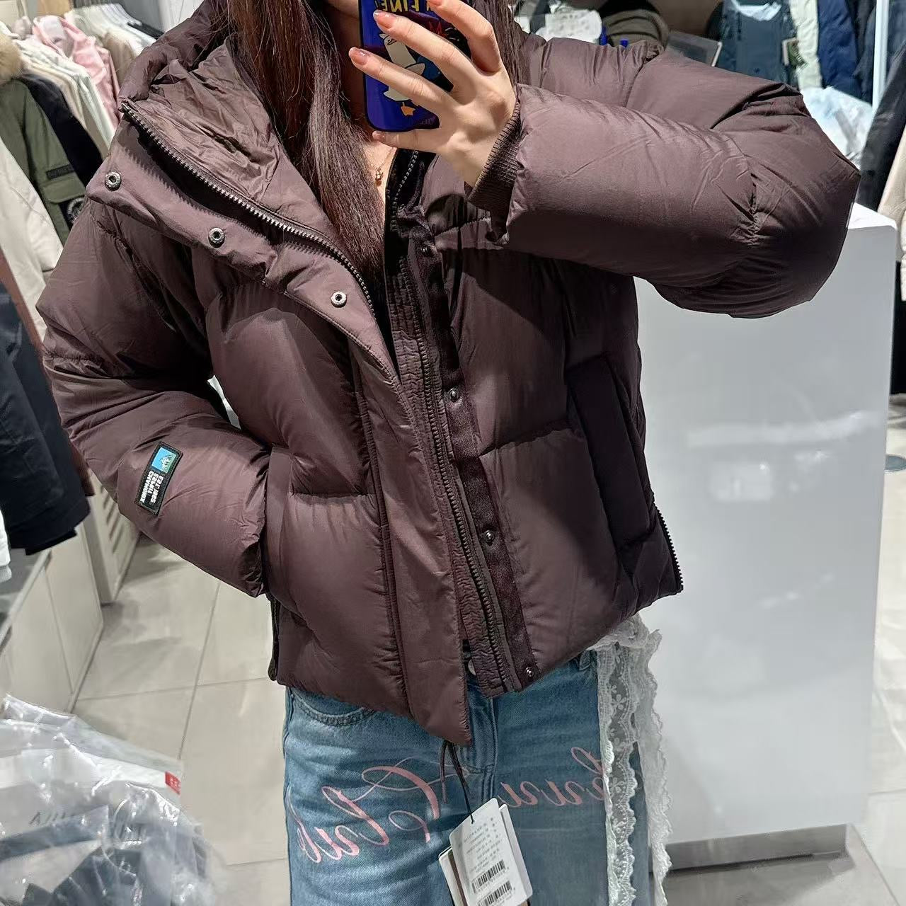 韓國 Eider Women's Puppy Hoodie Goose Down Short Padded Jacket (鵝絨)【ER011】