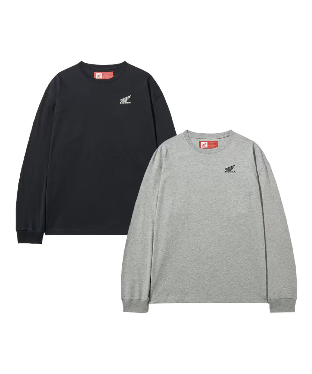 韓國 Honda [2Pack] Original Wing Logo Long Sleeve【HA013】