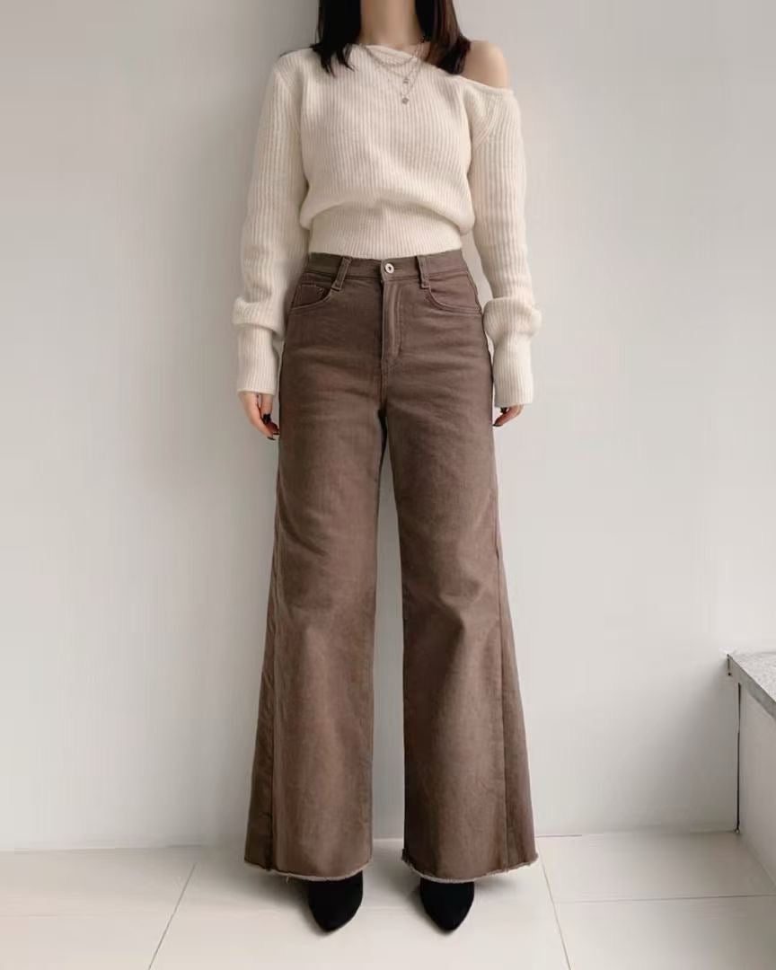 韓國 HowLuk 牛仔褲 刷薄毛  (冬季款)【H264】